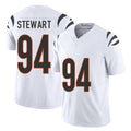 Cincinnati #94 Stewart Player Football V Neck Short Sleeve White Jersey Shemar For Men Youth Women Gift