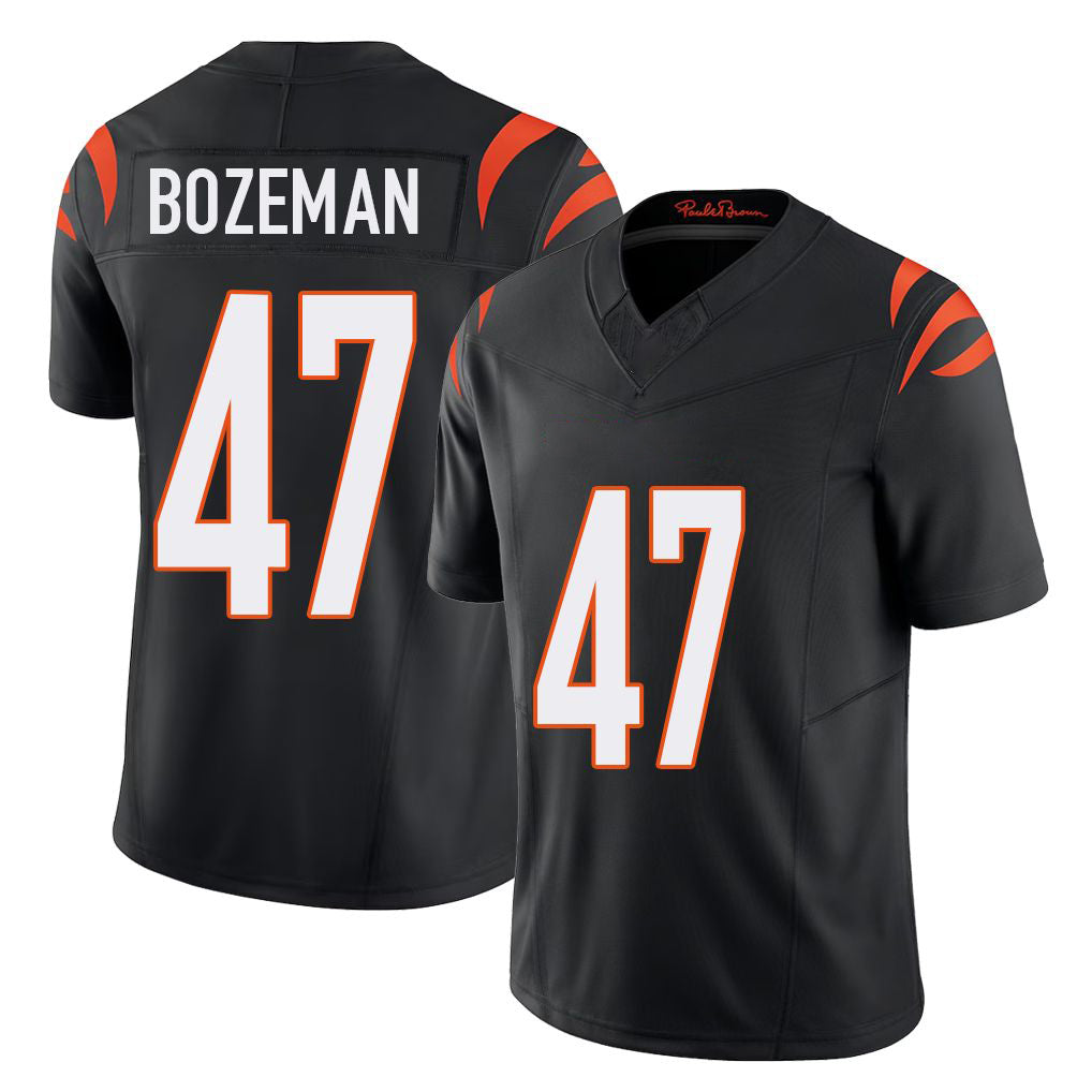 Cincinnati #47 Bozeman Player Football V Neck Short Sleeve black Jersey Swayze For Men Youth Women Gift