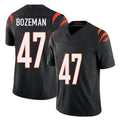Cincinnati #47 Bozeman Player Football V Neck Short Sleeve black Jersey Swayze For Men Youth Women Gift