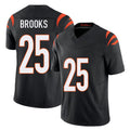 Cincinnati #25 Brooks Player Football V Neck Short Sleeve black Jersey Tahj For Men Youth Women Gift