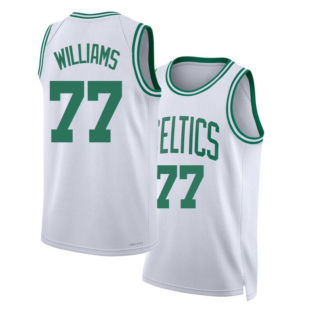 Boston #77 Williams Player Basketball Sleeveless White Jersey Amari For Adult Youth