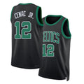 Boston #12 Cenac Jr. Player Basketball Sleeveless Black Jersey Chris For Adult Youth