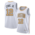 Boston #12 Cenac Jr. Player Basketball Sleeveless White Jersey Chris For Adult Youth