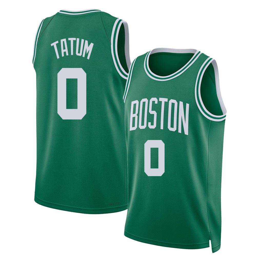 Boston #0 Tatum Player Basketball Sleeveless Green Jersey Jayson For Adult Youth