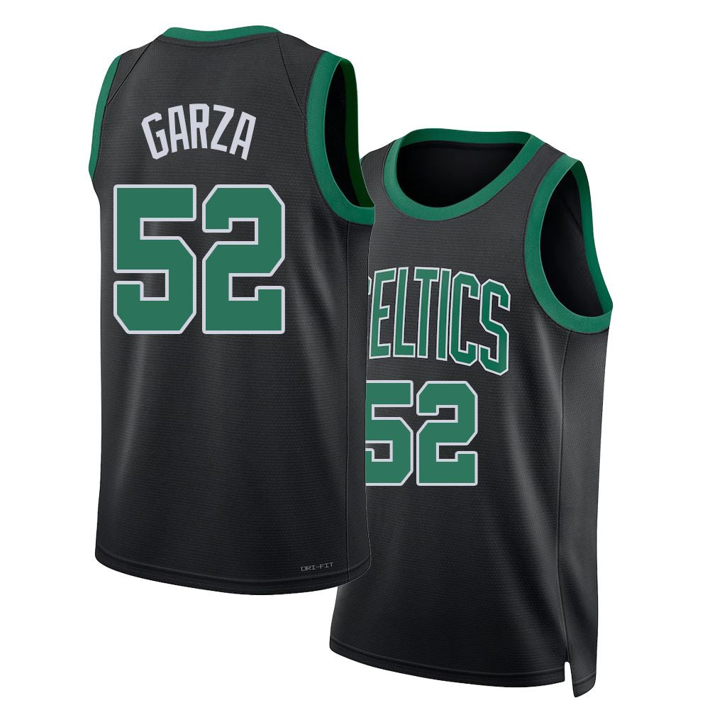 Boston #52 Garza Player Basketball Sleeveless Black Jersey Luka For Adult Youth