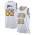 Boston #52 Garza Player Basketball Sleeveless White Jersey Luka For Adult Youth