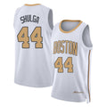 Boston #44 Shulga Player Basketball Sleeveless White Jersey Max For Adult Youth