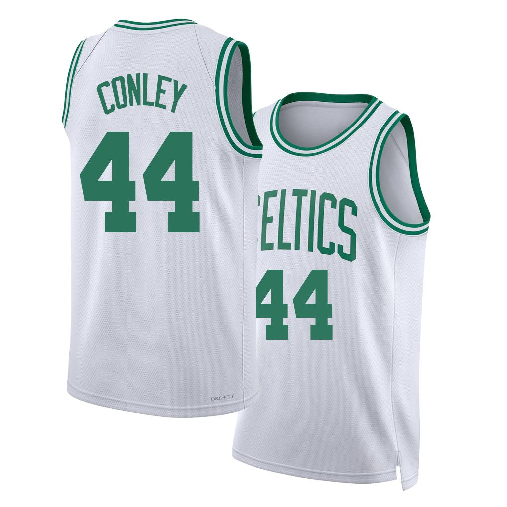Boston #44 Conley Player Basketball Sleeveless White Jersey Mike For Adult Youth