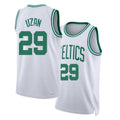 Boston #29 Uzan Player Basketball Sleeveless White Jersey Milos For Adult Youth