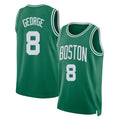 Boston #8 George Player Basketball Sleeveless Green Jersey Paul For Adult Youth