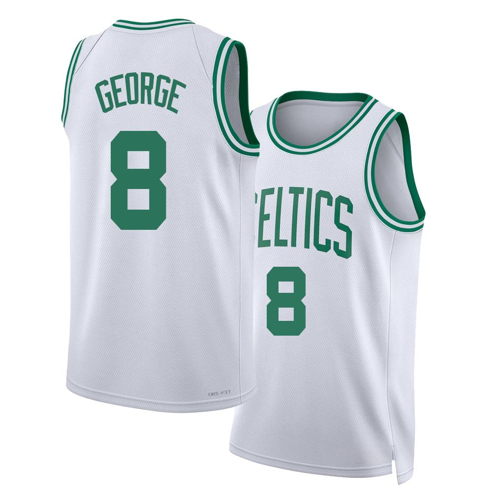 Boston #8 George Player Basketball Sleeveless White Jersey Paul For Adult Youth