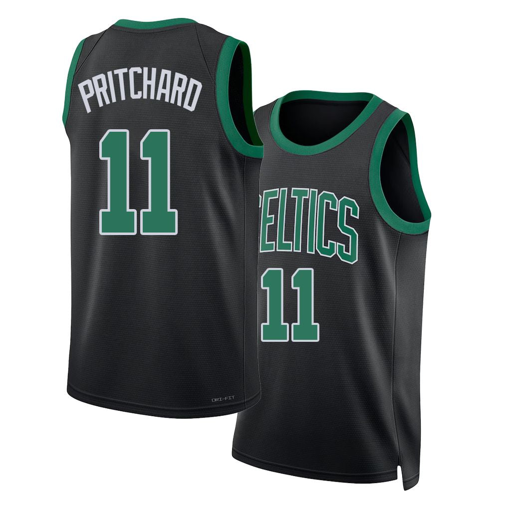 Boston #11 Pritchard Player Basketball Sleeveless Black Jersey Payton For Adult Youth