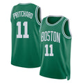Boston #11 Pritchard Player Basketball Sleeveless Green Jersey Payton For Adult Youth