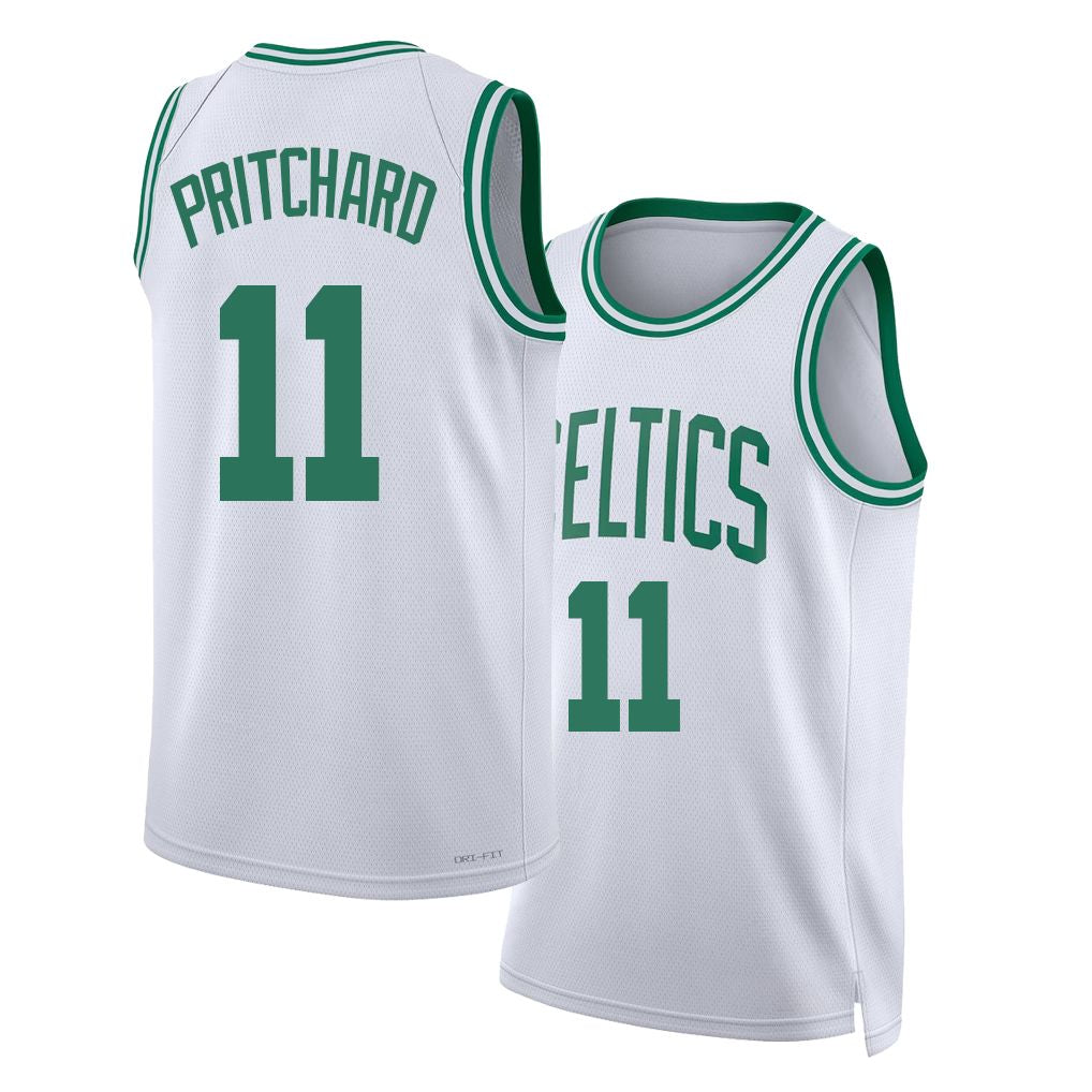 Boston #11 Pritchard Player Basketball Sleeveless White Jersey Payton For Adult Youth