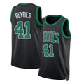 Boston #41 DeVries Player Basketball Sleeveless Black Jersey Tucker For Adult Youth