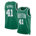 Boston #41 DeVries Player Basketball Sleeveless Green Jersey Tucker For Adult Youth