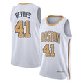 Boston #41 DeVries Player Basketball Sleeveless White Jersey Tucker For Adult Youth