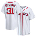 Boston #31 Rutschman Player Baseball Short Sleeve White Jersey Adley For Men Women Youth Gift