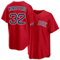 Boston #32 Monasterio Player Baseball Short Sleeve Red Jersey Andruw For Men Women Youth Gift