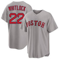 Boston #22 Whitlock Player Baseball Short Sleeve Gray Jersey Garrett For Men Women Youth Gift