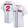 Boston #2 Kiner-Falefa Player Baseball Short Sleeve White Jersey Isiah For Men Women Youth Gift