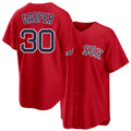 Boston #30 Gasper Player Baseball Short Sleeve Red Jersey Mickey For Men Women Youth Gift