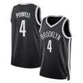 Brooklyn #4 Powell Player Basketball Sleeveless Black Jersey Drake For Adult Youth