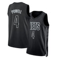Brooklyn #4 Powell Player Basketball Sleeveless Black Jersey Drake For Adult Youth