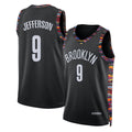 Brooklyn #9 Jefferson Player Basketball Sleeveless Black Jersey Joshua For Adult Youth