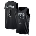 Brooklyn #9 Jefferson Player Basketball Sleeveless Black Jersey Joshua For Adult Youth