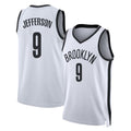 Brooklyn #9 Jefferson Player Basketball Sleeveless White Jersey Joshua For Adult Youth