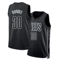 Brooklyn #30 Randle Player Basketball Sleeveless Black Jersey Julius For Adult Youth