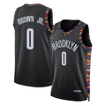 Brooklyn #0 Brown Jr. Player Basketball Sleeveless Black Jersey Mikel For Adult Youth