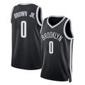 Brooklyn #0 Brown Jr. Player Basketball Sleeveless Black Jersey Mikel For Adult Youth