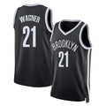 Brooklyn #21 Wagner Player Basketball Sleeveless Black Jersey Moritz For Adult Youth