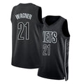 Brooklyn #21 Wagner Player Basketball Sleeveless Black Jersey Moritz For Adult Youth