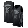 Brooklyn #34 Bilodeau Player Basketball Sleeveless Black Jersey Tyler For Adult Youth