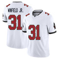 Tampa Bay #31 Winfield Jr. Player Football V Neck Short Sleeve Jersey White Antoine For Men Youth Women Gift