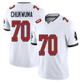 Tampa Bay #70 Chukwuma Player Football V Neck Short Sleeve Jersey White Benjamin For Men Youth Women Gift