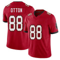 Tampa Bay #88 Otton Player Football V Neck Short Sleeve Red Jersey Cade For Men Youth Women Gift