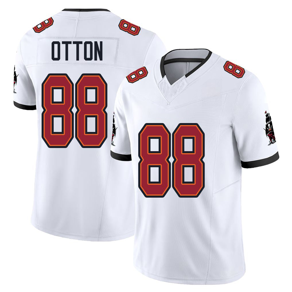 Tampa Bay #88 Otton Player Football V Neck Short Sleeve Jersey White Cade For Men Youth Women Gift
