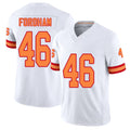 Tampa Bay #46 Fordham Player Football V Neck Short Sleeve White Jersey Caden For Men Youth Women Gift