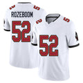 Tampa Bay #52 Rozeboom Player Football V Neck Short Sleeve Jersey White Christian For Men Youth Women Gift