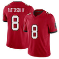 Tampa Bay #8 Patterson IV Player Football V Neck Short Sleeve Red Jersey Dean For Men Youth Women Gift