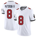Tampa Bay #8 Patterson IV Player Football V Neck Short Sleeve Jersey White Dean For Men Youth Women Gift