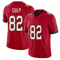 Tampa Bay #82 Culp Player Football V Neck Short Sleeve Red Jersey Devin For Men Youth Women Gift