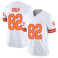 Tampa Bay #82 Culp Player Football V Neck Short Sleeve White Jersey Devin For Men Youth Women Gift