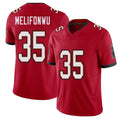 Tampa Bay #35 Melifonwu Player Football V Neck Short Sleeve Red Jersey Ifeatu For Men Youth Women Gift