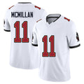 Tampa Bay #11 McMillan Player Football V Neck Short Sleeve Jersey White Jalen For Men Youth Women Gift