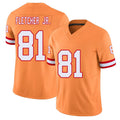 Tampa Bay #81 Fletcher Jr. Player Football V Neck Short Sleeve Orange Jersey Kenny For Men Youth Women Gift